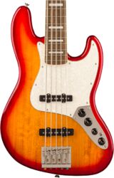 Solid body electric bass Squier Classic Vibe Active '70s Jazz Bass V 5-String (MN) - sienna sunburst