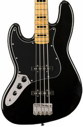 Solid body electric bass Squier Classic Vibe '70s Jazz Bass Left Hand (MN) - Black