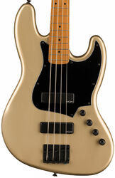 Solid body electric bass Squier Contemporary Active Jazz Bass HH - Shoreline gold
