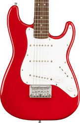 Str shape electric guitar Squier Mini Strat V2 (LAU) - Dakota red