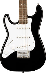 Left-handed electric guitar Squier Mini Strat V2 Left Hand (LAU) - Black