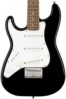 Electric guitar for kids Squier Mini Strat V2 Left Hand (LAU) - Black