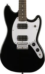 Retro rock electric guitar Squier Mustang Bullet HH - Black