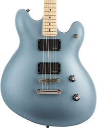 Retro rock electric guitar Squier Contemporary Active Starcaster - Ice blue metallic