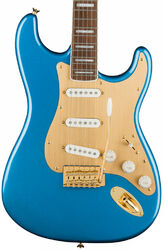 Str shape electric guitar Squier 40th Anniversary Stratocaster Gold Edition - Lake placid blue