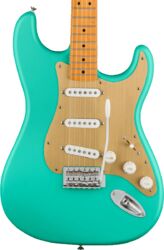 Str shape electric guitar Squier 40th Anniversary Stratocaster Vintage Edition - Satin seafoam green