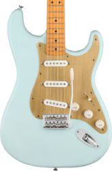 Str shape electric guitar Squier 40th Anniversary Stratocaster Vintage Edition - Satin sonic blue