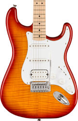 Str shape electric guitar Squier Affinity Series Stratocaster FMT HSS (MN) - Sienna sunburst