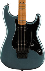 Str shape electric guitar Squier Contemporary Stratocaster HH FR (MN) - Gunmetal metallic