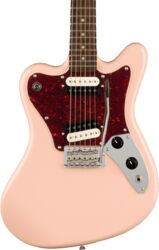 Retro rock electric guitar Squier Super-Sonic Paranormal - Shell pink