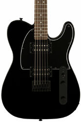 Tel shape electric guitar Squier FSR Affinity Series Telecaster HH Ltd - Metallic black