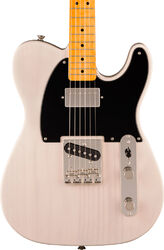 Tel shape electric guitar Squier FSR Classic Vibe '50s Telecaster SH Ltd - white blonde
