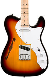 Semi-hollow electric guitar Squier Affinity Telecaster Thinline - 3-color sunburst