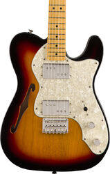 Semi-hollow electric guitar Squier Classic Vibe '70s Telecaster Thinline (MN) - 3-color sunburst