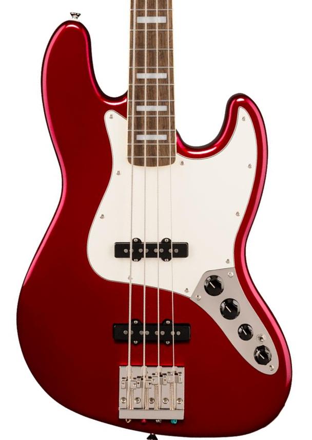 Solid body electric bass Squier Classic Vibe Active '70s Jazz Bass Ltd - Candy Apple Red w/ Matching Headstock