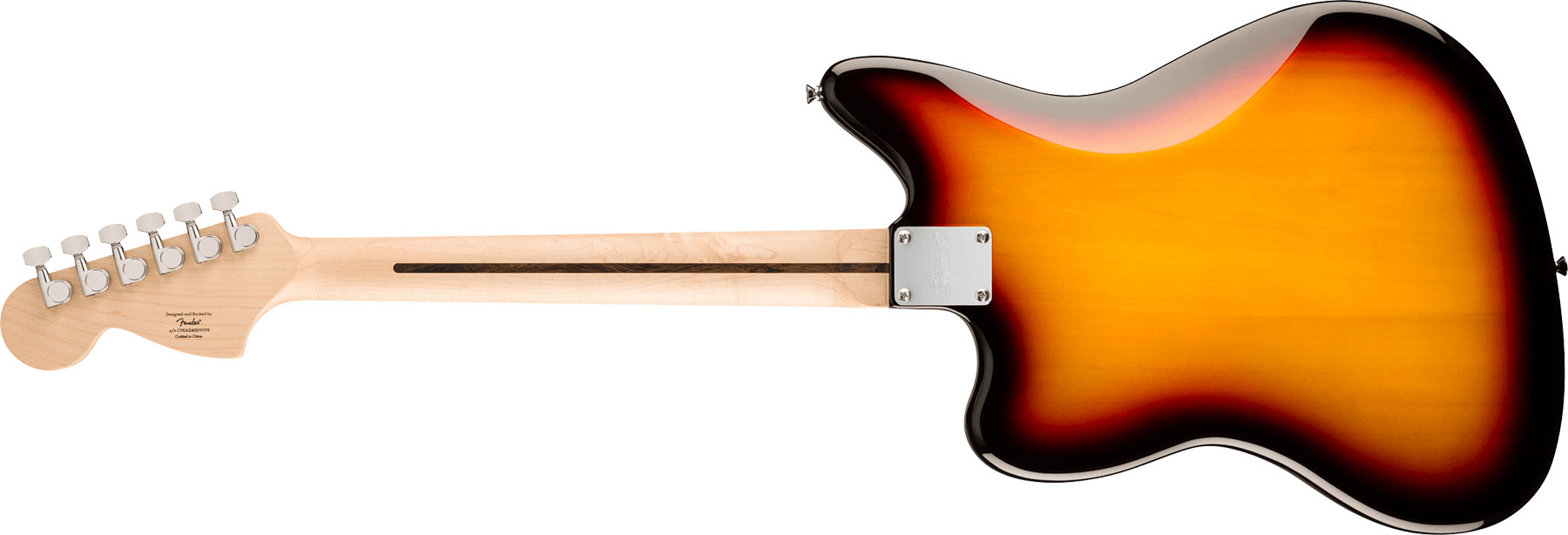 Squier Jaguar Affinity 2s Trem Lau - 3-color Sunburst - Retro rock electric guitar - Variation 2