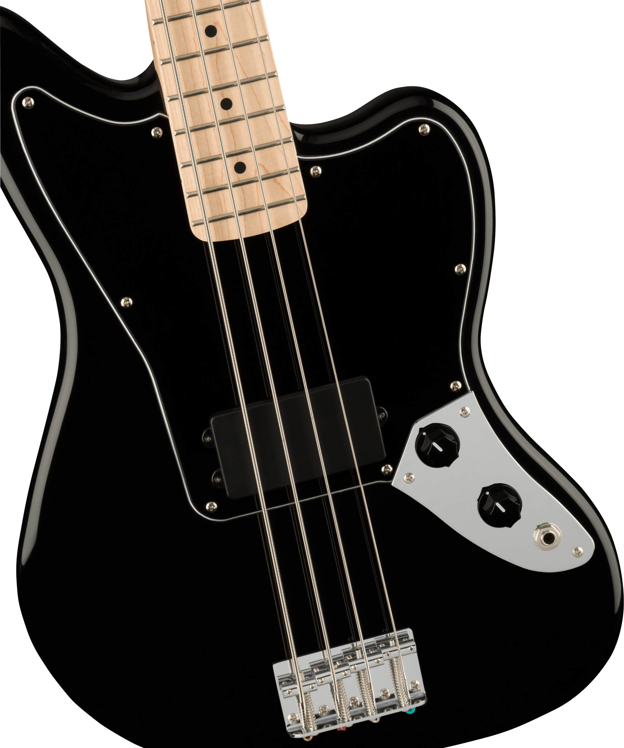 Squier Jaguar Bass Affinity 2021 Mn - Black - Solid body electric bass - Variation 2