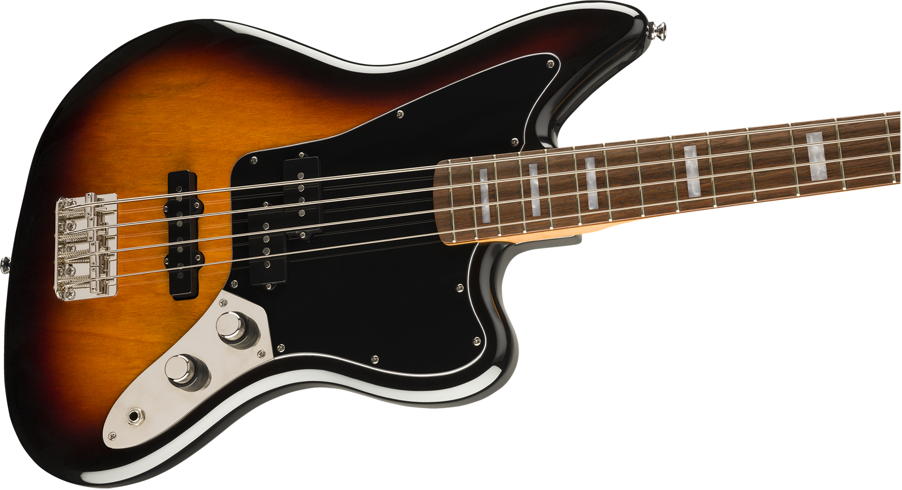 Squier Jaguar Bass Classic Vibe Lau 2019 - 3-color Sunburst - Solid body electric bass - Variation 2