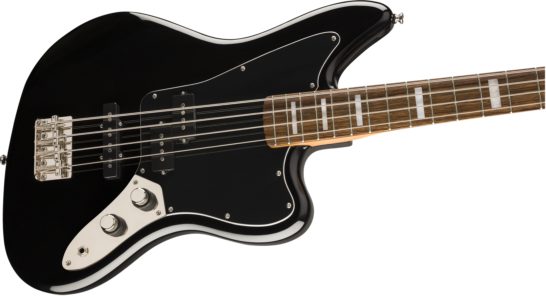 Squier Jaguar Bass Classic Vibe Lau 2019 - Black - Solid body electric bass - Variation 2