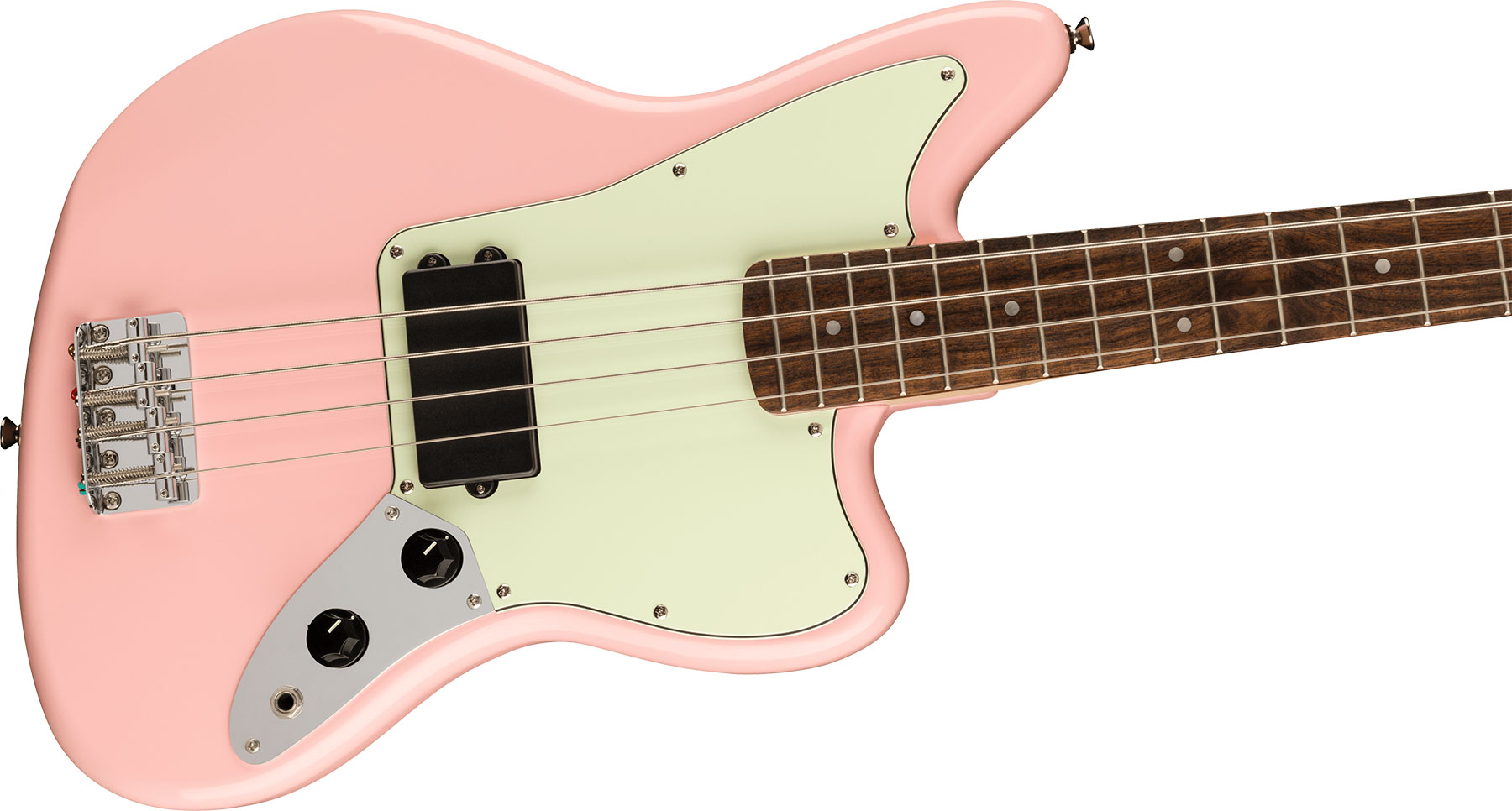 Squier Jaguar Bass H Affinity Fsr Lau - Shell Pink - Solid body electric bass - Variation 2