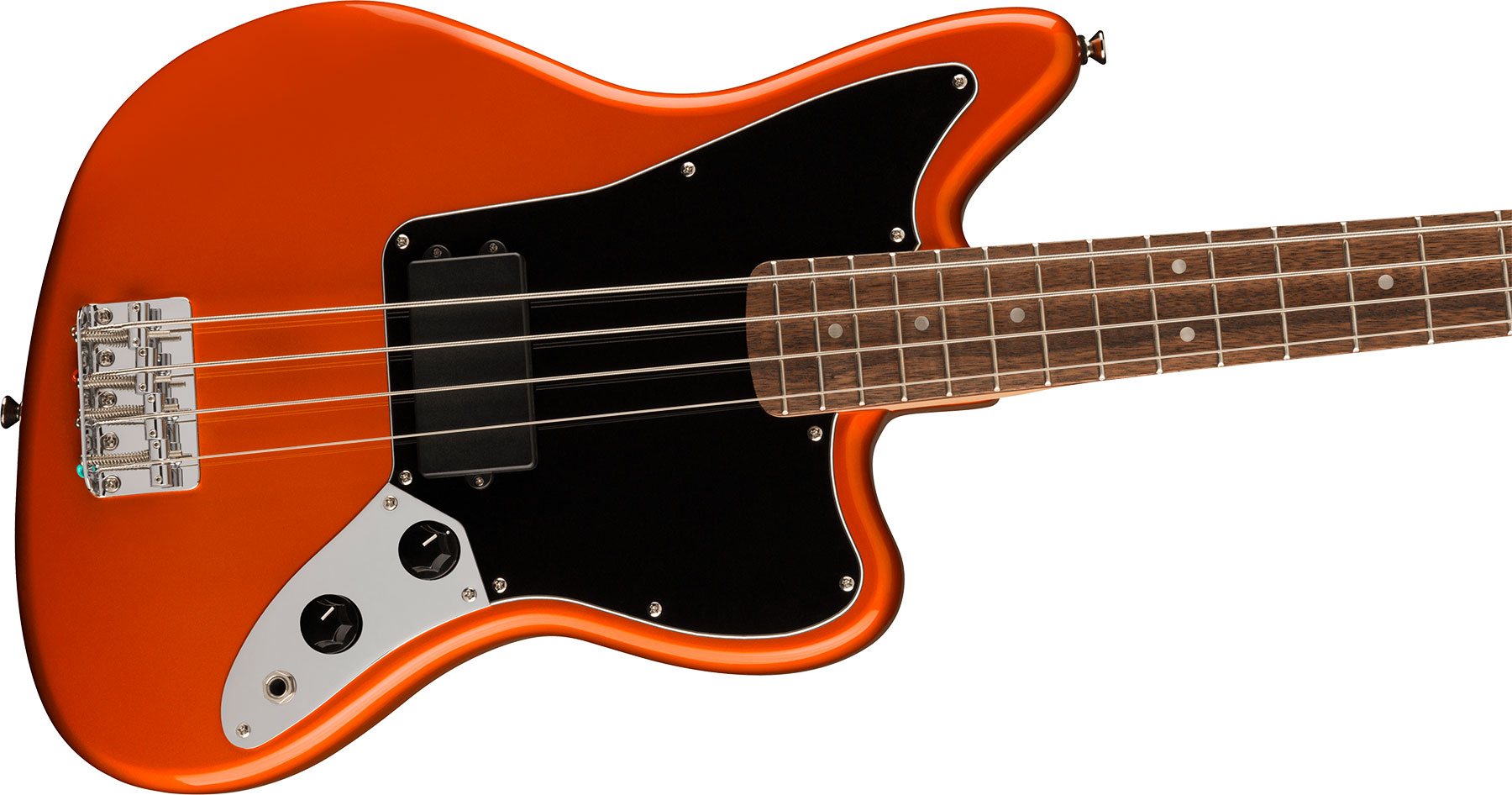 Squier Jaguar Bass H Affinity Fsr Lau - Metallic Orange - Solid body electric bass - Variation 2