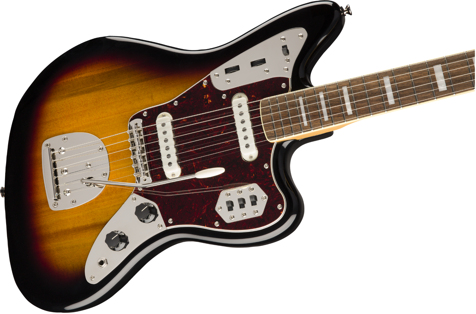 Squier Jaguar Classic Vibe 70s 2019 Lau - 3-color Sunburst - Retro rock electric guitar - Variation 2