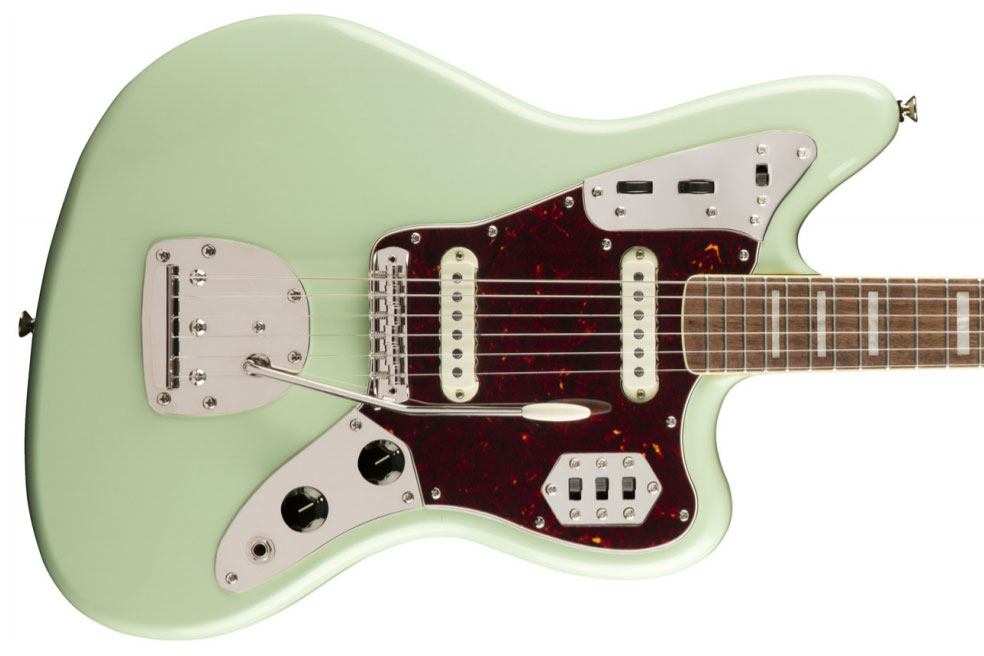 Squier Jaguar Classic Vibe 70s 2019 Lau - Surf Green - Retro rock electric guitar - Variation 1