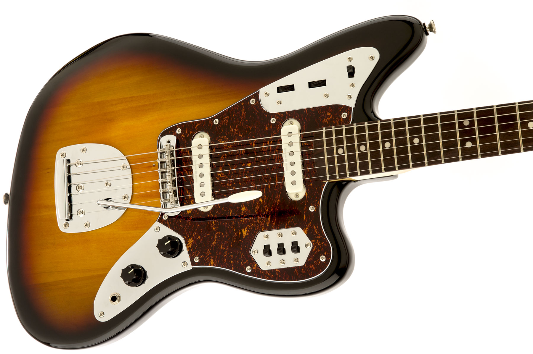 Squier Jaguar Classic Vibe 70s 2019 Lau - 3-color Sunburst - Retro rock electric guitar - Variation 2