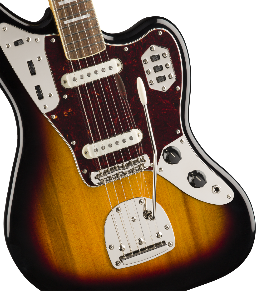 Squier Jaguar Classic Vibe 70s 2019 Lau - 3-color Sunburst - Retro rock electric guitar - Variation 3