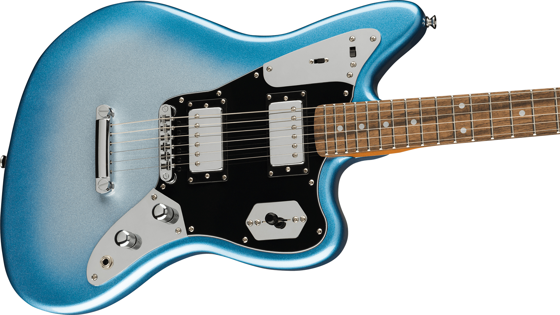 Squier Jaguar Contemporary Hh St Ht Lau - Sky Burst Metallic - Retro rock electric guitar - Variation 2