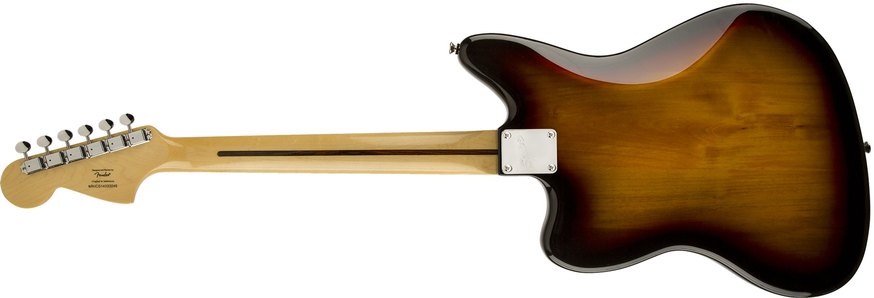 Squier Jaguar Vintage Modified Ss Lau - 3-color Sunburst - Retro rock electric guitar - Variation 4