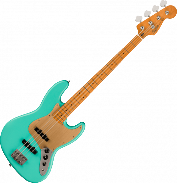 Solid body electric bass Squier Jazz Bass 40th Anniversary - Satin seafoam green