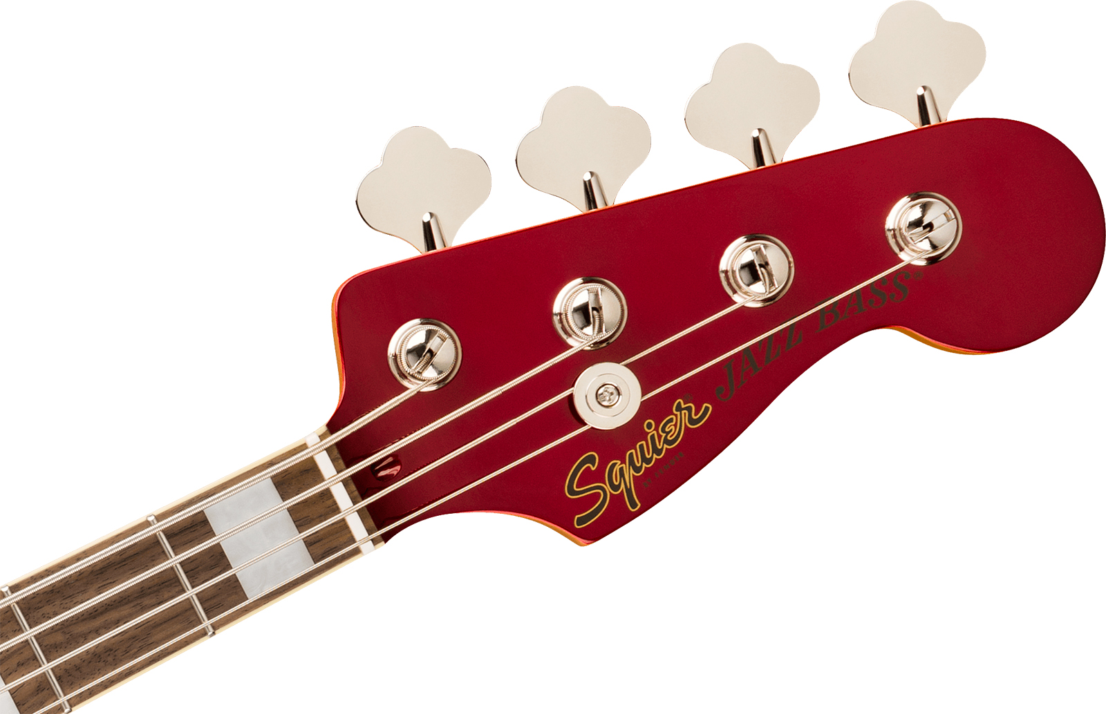 Squier Jazz Bass 70s Active Classic Vibe Lau - Candy Apple Red W/ Matching Headstock - Solid body electric bass - Variation 2