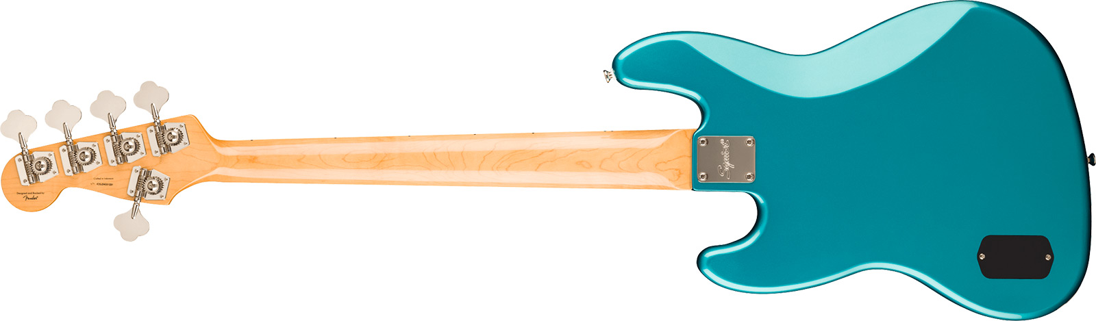 Squier Jazz Bass 70s Active V Classic Vibe 5c Mn - Ocean Turquoise - Solid body electric bass - Variation 1