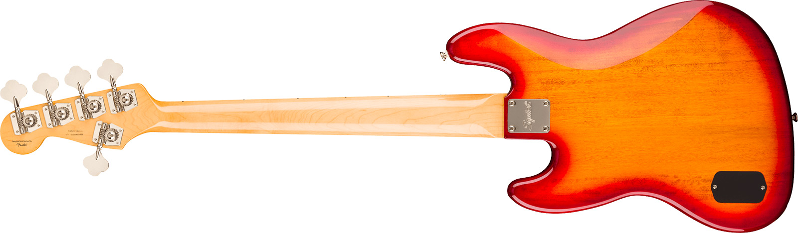 Squier Jazz Bass 70s Active V Classic Vibe 5c Mn - Sienna Sunburst - Solid body electric bass - Variation 1