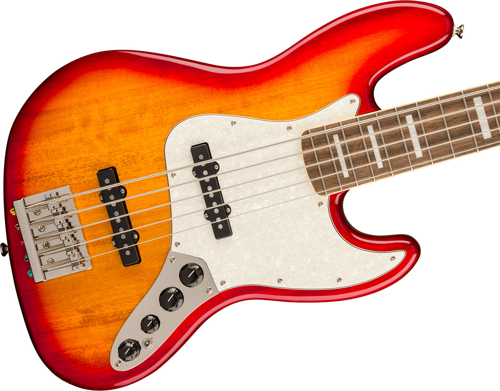 Squier Jazz Bass 70s Active V Classic Vibe 5c Mn - Sienna Sunburst - Solid body electric bass - Variation 2