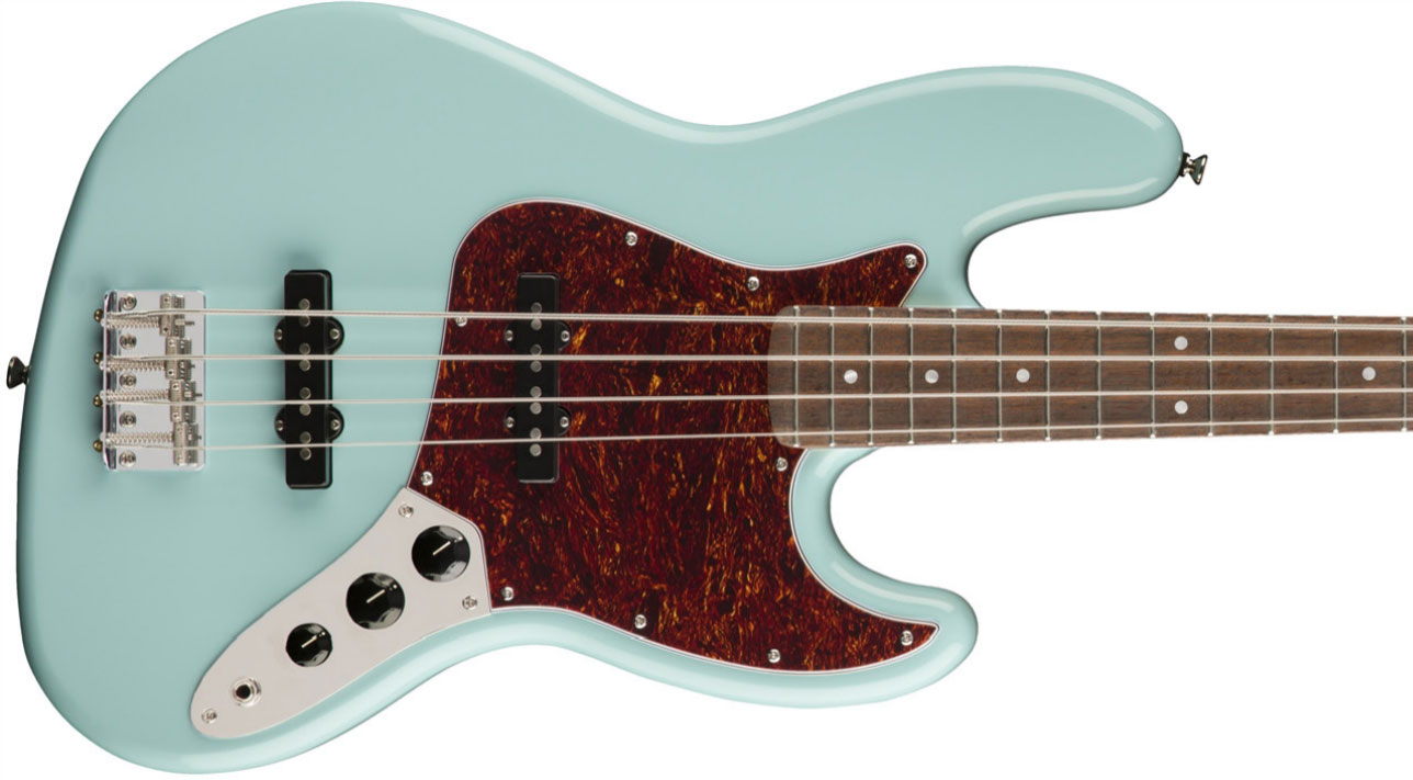 Squier Jazz Bass Classic Vibe 60s 2019 Lau - Daphne Blue - Solid body electric bass - Variation 1