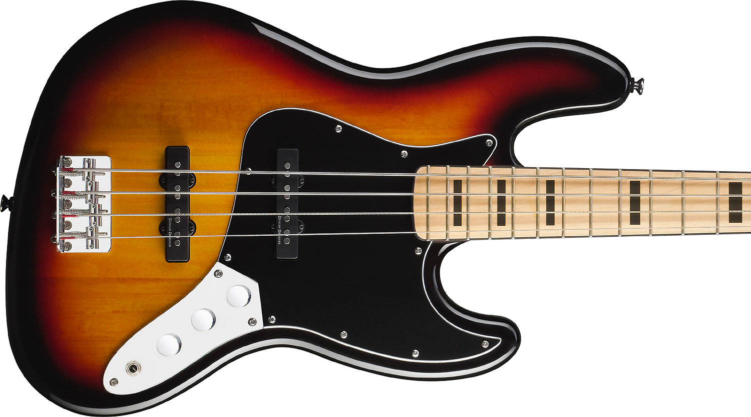 Squier Jazz Bass Vintage Modified 70 Mn 3 Color Sunburst - Semi & hollow-body electric bass - Variation 1