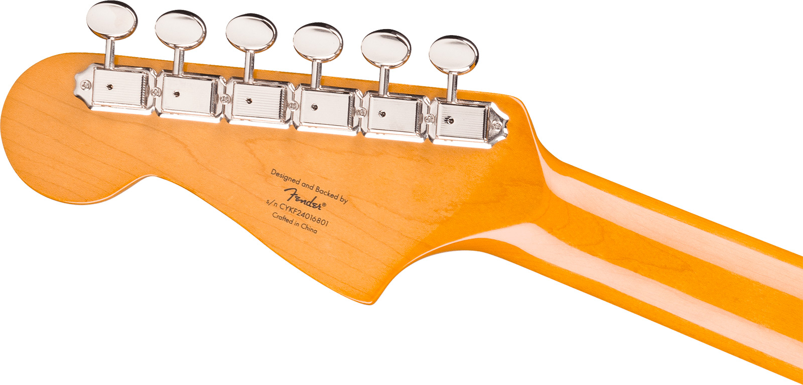 Squier Jazzmaster 60s Classic Vibe 2s Trem Lau - Tahitian Coral - Retro rock electric guitar - Variation 3