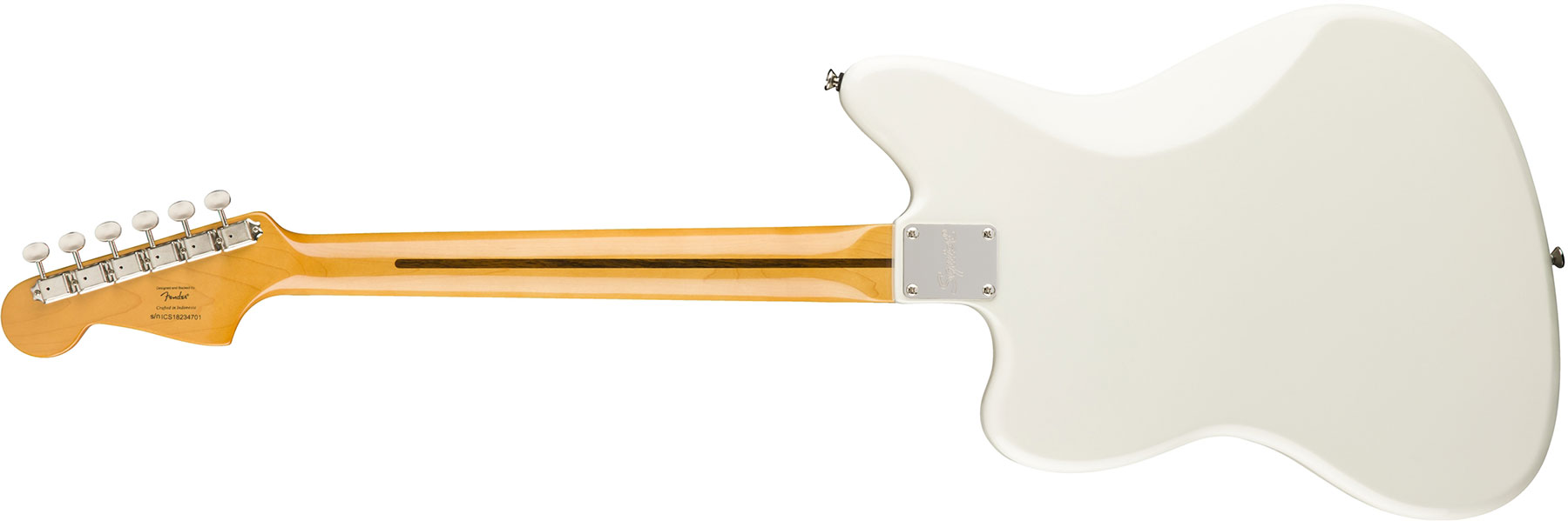 Squier Jazzmaster Classic Vibe 60s 2019 Lau - Olympic White - Retro rock electric guitar - Variation 1