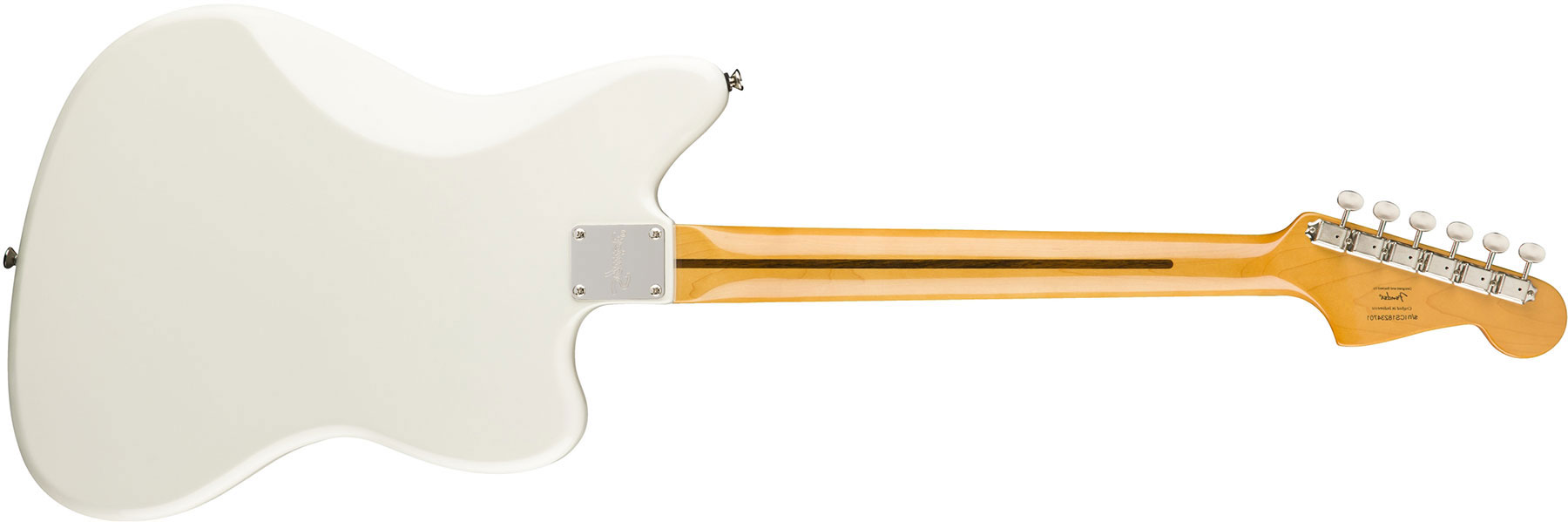 Squier Jazzmaster Classic Vibe 60s 2019 Lh Gaucher Lau - Olympic White - Left-handed electric guitar - Variation 1