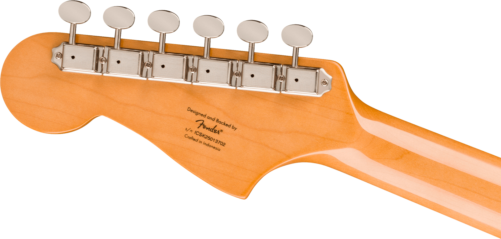 Squier Jazzmaster Classic Vibe 60s Fsr Ltd 2s Trem Lau - Aztec Gold Matching Headstock - Retro rock electric guitar - Variation 4