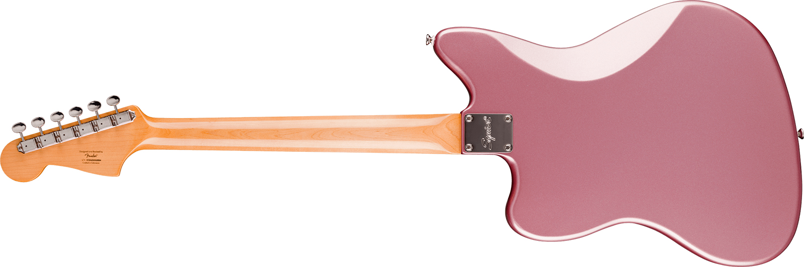 Squier Jazzmaster Classic Vibe 60s Ltd 2s Trem Lau - Burgundy Mist - Retro rock electric guitar - Variation 1