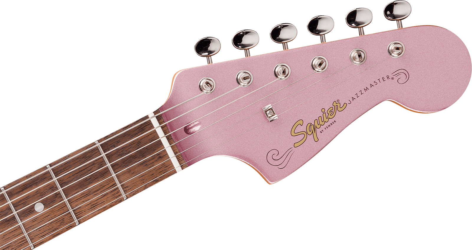 Squier Jazzmaster Classic Vibe 60s Ltd 2s Trem Lau - Burgundy Mist - Retro rock electric guitar - Variation 2