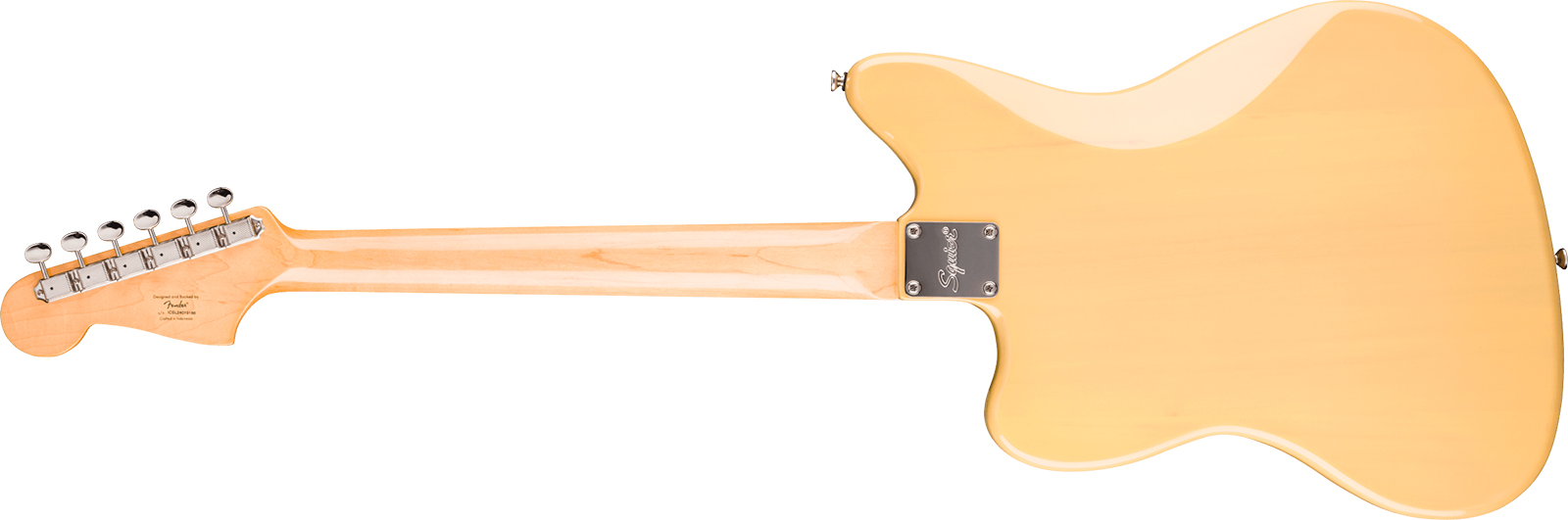 Squier Jazzmaster Classic Vibe '70s Fsr Ltd 2s Trem Mn - Vintage Blonde - Retro rock electric guitar - Variation 1