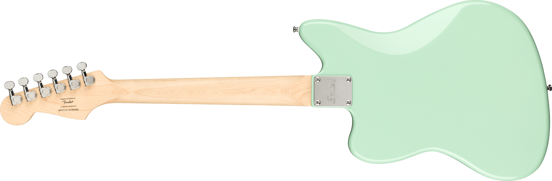 Squier Mini Jazzmaster Bullet Hh Ht Mn - Surf Green - Electric guitar for kids - Variation 1