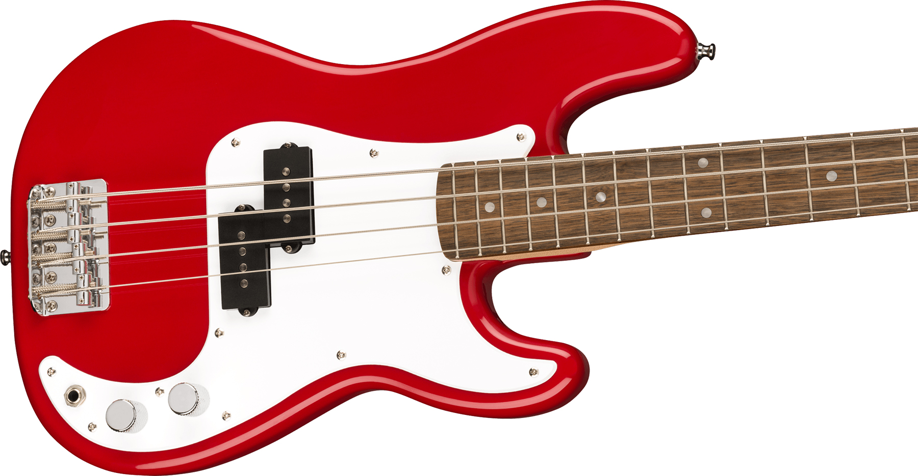 Squier Mini Precision Bass Bullet Lau - Dakota Red - Electric bass for kids - Variation 2
