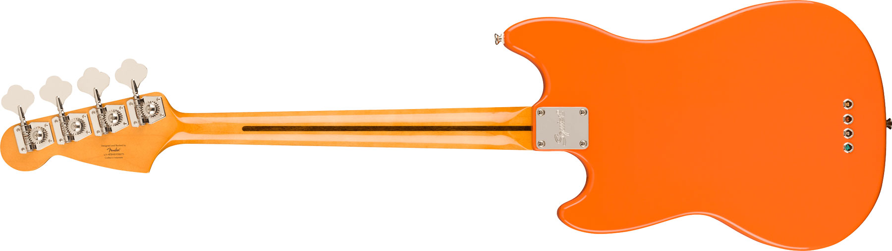 Squier Mustang Bass '60s Classic Vibe Competition Fsr Ltd Lau - Capri Orange - Solid body electric bass - Variation 1