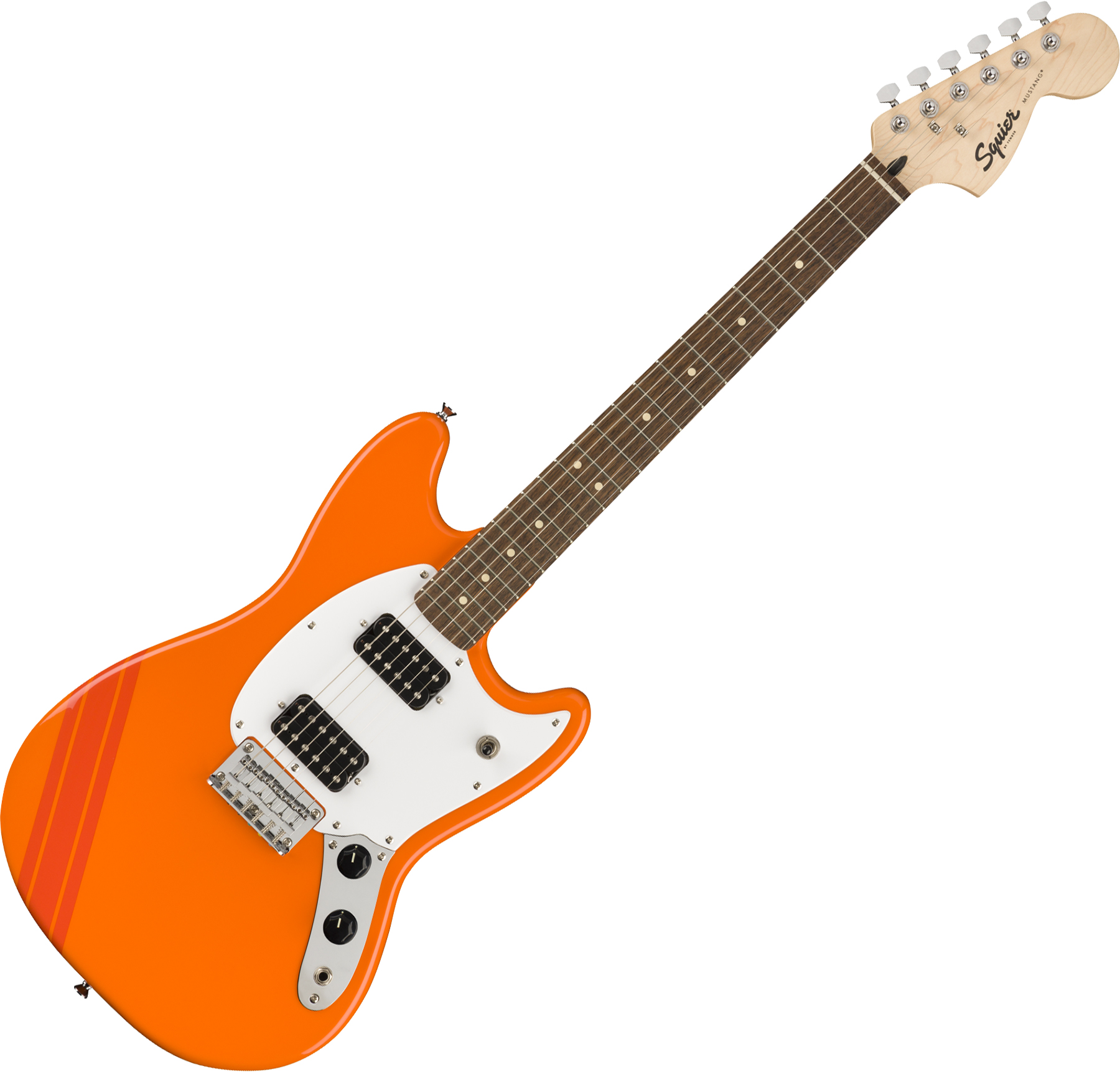 Squier Bullet Competition Mustang HH FSR Ltd orange Solid body