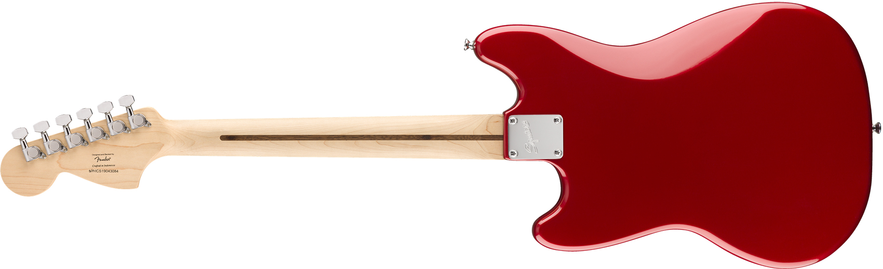 Squier Mustang Bullet Competition Hh Fsr Ht Lau - Candy Apple Red - Retro rock electric guitar - Variation 1